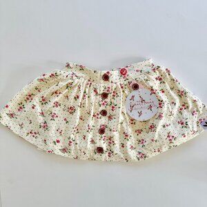 SweetHoney Floral Skirt | Cream Rose Print | 3T | NWT (new with tags)